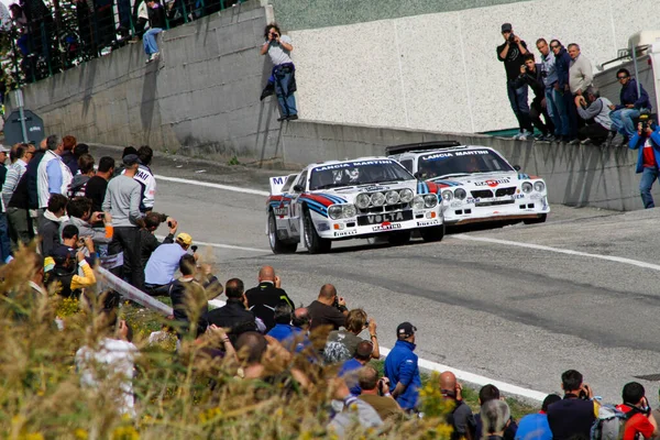 Реджо Эмилия Италия 2016 Rally Reggio Apennines Free Event Lancia — стоковое фото