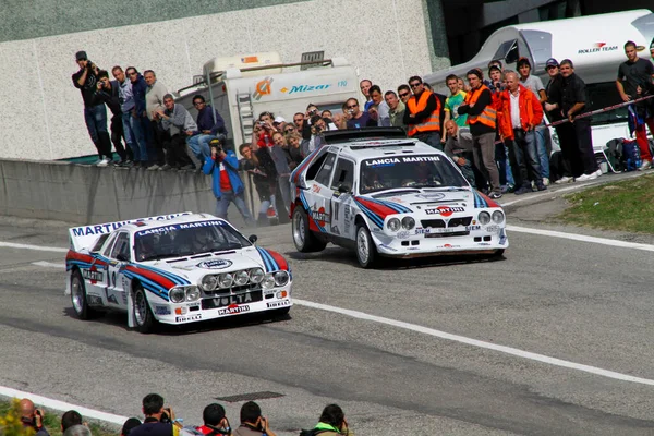 Реджо Эмилия Италия 2016 Rally Reggio Apennines Free Event Lancia — стоковое фото