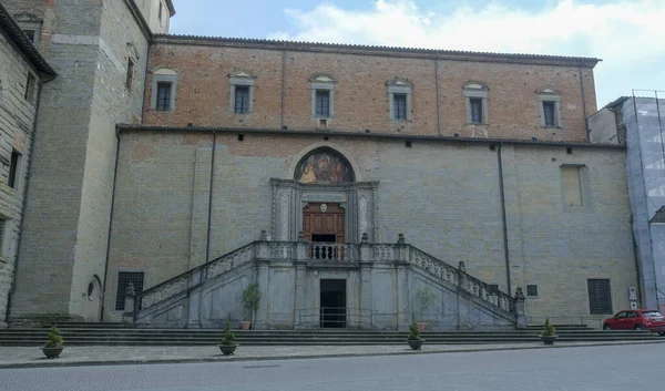 Citta Castello Cerca Perugia Vista General Catedral Foto Alta Calidad — Foto de Stock