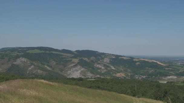 Collines Émiliennes Avec Végétation Verdoyante Ventoso Scandiano Reggio Emilia Italie — Video