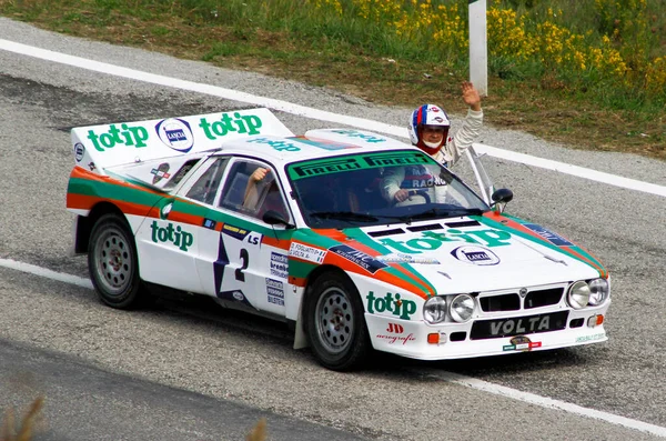 Reggio Emilia Olaszország 2016 Rally Reggio Apennines Free Event Lancia — Stock Fotó