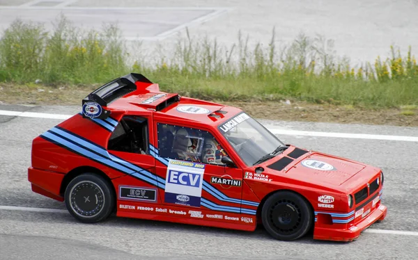 Reggio Emilia Itálie 2016 Rally Reggio Apennines Free Event Lancia — Stock fotografie