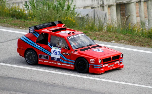 Reggio Emilia Itálie 2016 Rally Reggio Apennines Free Event Lancia — Stock fotografie