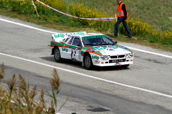 Reggio Emilia Talya 2016 Reggio Apennines Serbest Etkinliği Lancia Rally — Stok fotoğraf