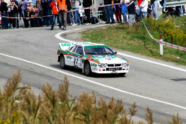 Reggio Emilia Italien 2016 Rally Reggio Apennines Gratis Evenemang Lancia — Stockfoto