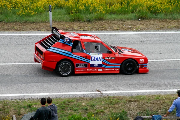 Reggio Emilia Itálie 2016 Rally Reggio Apennines Free Event Lancia — Stock fotografie