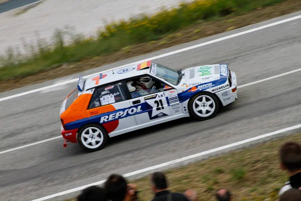 Reggio Emilia Olaszország 2016 Rally Reggio Apennines Free Event Lancia — Stock Fotó