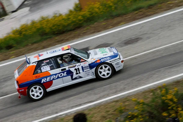 Reggio Emilia Itálie 2016 Rally Reggio Apennines Free Event Lancia — Stock fotografie