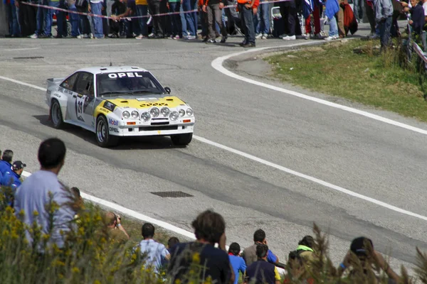 Reggio Emilia Italien 2016 Rallye Des Reggio Apennin Opel Manta — Stockfoto