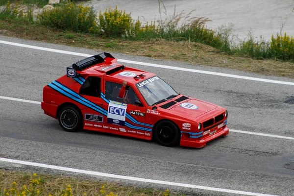 Reggio Emilia Olaszország 2016 Rally Reggio Apennines Free Event Lancia — Stock Fotó