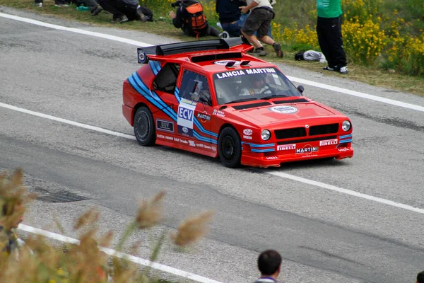 Reggio Emilia Itálie 2016 Rally Reggio Apennines Free Event Lancia — Stock fotografie