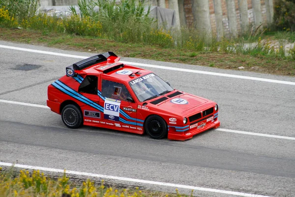 Reggio Emilia Itálie 2016 Rally Reggio Apennines Free Event Lancia — Stock fotografie