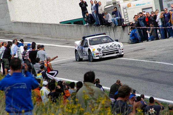 Reggio Emilia Włochy 2016 Rajd Bezpłatnej Imprezy Reggio Apennines Ford — Zdjęcie stockowe