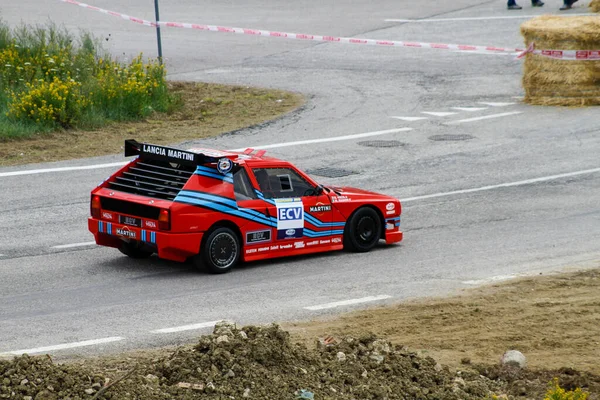 Reggio Emilia Itália 2016 Rally Reggio Apennines Evento Gratuito Lancia — Fotografia de Stock