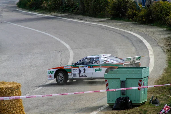 Reggio Emilia Talya 2016 Reggio Apennines Serbest Etkinliği Lancia Rally — Stok fotoğraf