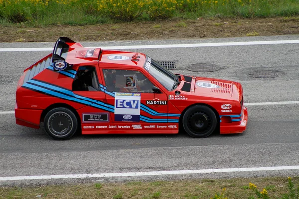 Reggio Emilia Italy 2016 Rally Reggio Apennines Free Event Lancia — Stock Photo, Image