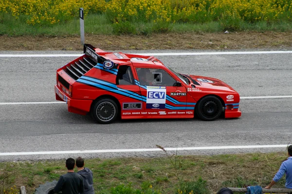 Reggio Emilia Olaszország 2016 Rally Reggio Apennines Free Event Lancia — Stock Fotó