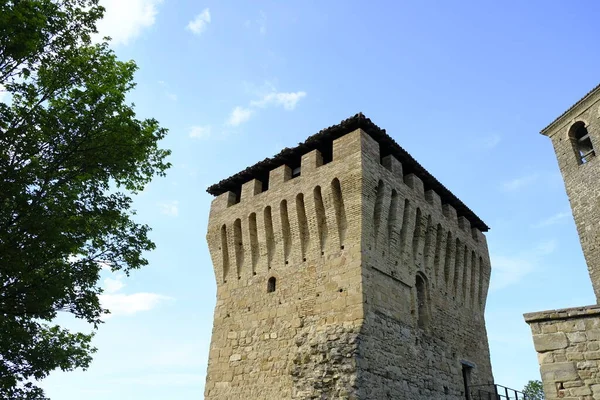 Torre Del Castillo Sarzano Casina Reggio Emilia Italia Foto Alta —  Fotos de Stock