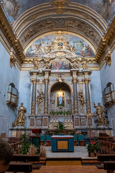 Altar Santa María Sobre Minerva Asís Cerca Perugia Italia Foto — Foto de Stock