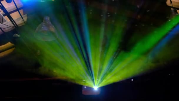 Belle Fête Disco Lumières Colorées Images Haute Qualité — Video