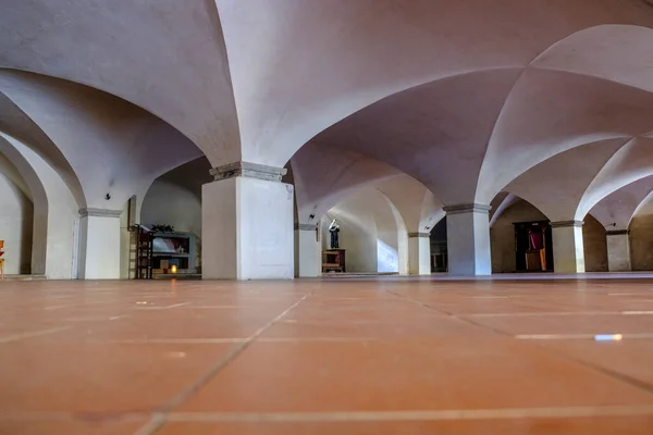 Belsejében Santi Florido Amanzio Katedrális Citta Castello Perugia Olaszország Kiváló — Stock Fotó