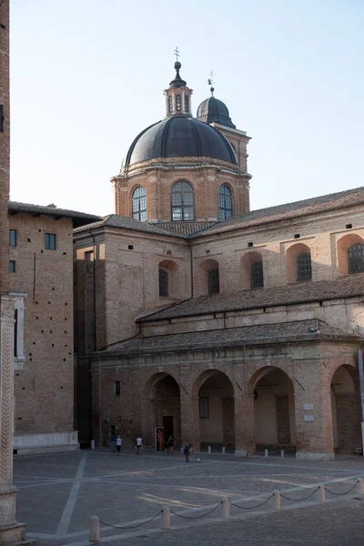 Urbino Italia Panorama Catedral Del Centro Foto Alta Calidad — Foto de Stock