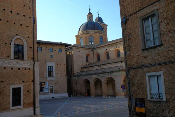 Urbino Italy Downtown Cathedral Panorama High Quality Photo — Stock Photo, Image