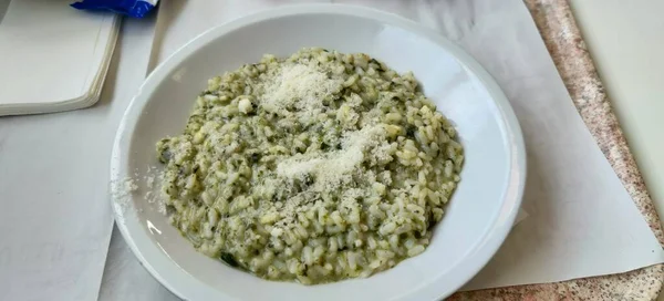 Plato Arroz Con Verduras Nabo Foto Alta Calidad — Foto de Stock