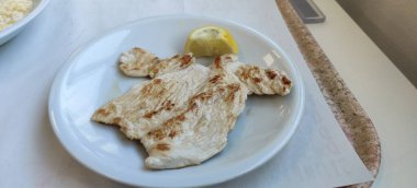 Limonlu ızgara hindi göğsü. Yüksek kalite fotoğraf