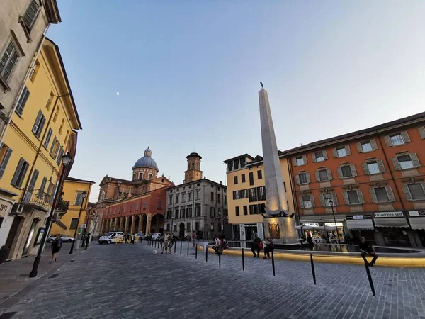 Plaza Gioberti Corso Ghiara Reggio Emilia Italia Foto Alta Calidad — Foto de Stock