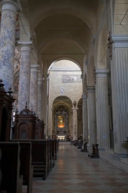 İtalya, Reggio Emilia 'daki Aziz Prospero Bazilikası. Yüksek kalite fotoğraf