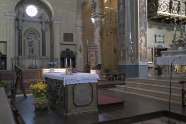 İtalya, Reggio Emilia 'daki Aziz Prospero Bazilikası. Yüksek kalite fotoğraf