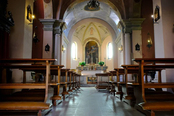 Kyrkan San Giovanni Battista Gradara Pesaro Urbino Italien Högkvalitativt Foto — Stockfoto