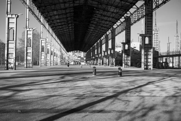 Μετα Βιομηχανικό Πάρκο Ντόρα Στο Τορίνο Ιταλία Υψηλής Ποιότητας Φωτογραφία — Φωτογραφία Αρχείου