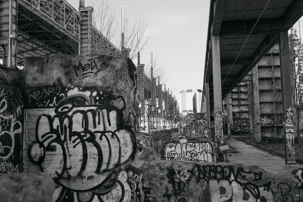 Postindustriální Park Dora Turíně Itálie Kvalitní Fotografie — Stock fotografie