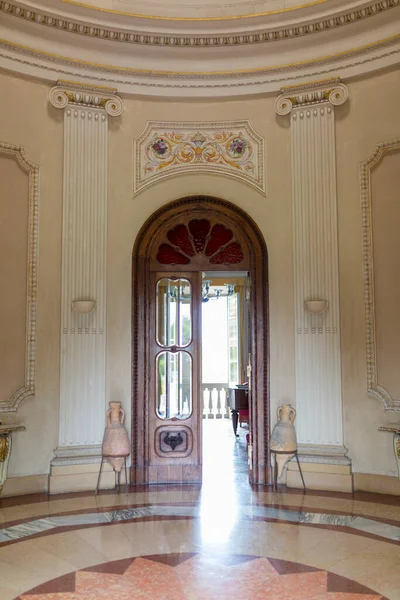 Circular Room Entrance Luxurious Old House High Quality Photo — Stock Photo, Image