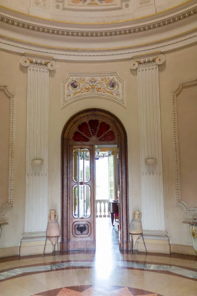 Circular Room Entrance Luxurious Old House High Quality Photo — Stock Photo, Image