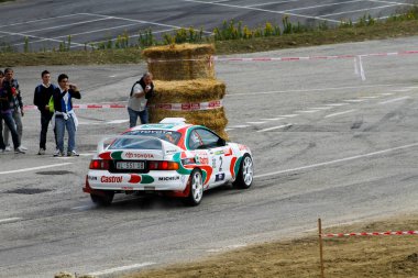 Reggio Emilia, İtalya - 2016 26 06: Reggio Apennines 'in serbest etkinliği Toyota Celica Castrol. Yüksek kalite fotoğraf