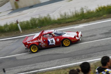 Reggio Emilia, İtalya - 2016 26 06: Reggio Apennines 'in serbest etkinliği Lancia Lancia Stratos. Yüksek kalite fotoğraf