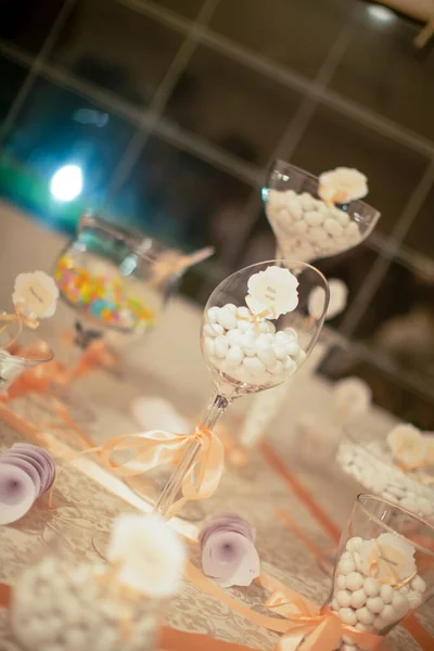 Gezuckerte Mandeln Hochzeitskonfetti Hochwertiges Foto — Stockfoto