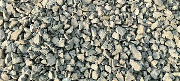 coarse white gravel for railroad tracks bottom. High quality photo