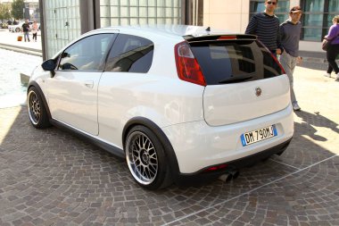 Rimini Italia 04 02 2011: Rimini Akort Otomobiller etkinliği, yüksek kaliteli fotoğraf