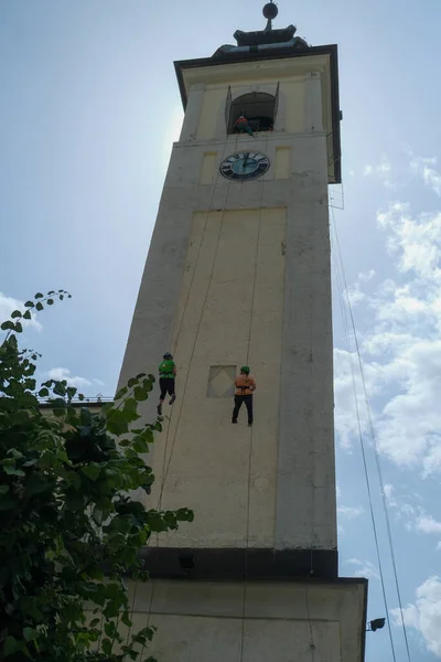 Bardonecchia Turim Festa Santo Padroeiro Aldeia Sant Ippolito Foto Alta — Fotografia de Stock