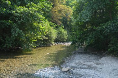 Panoramik voltaj Alessandria, Lemme akıntısından geçti. Yüksek kalite fotoğraf