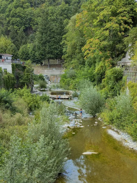 Tension Panoramique Alessandria Traversée Par Ruisseau Lemme Photo Haute Qualité — Photo