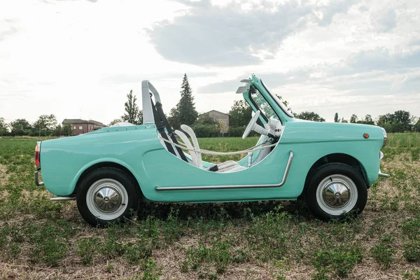 Reggio Emilia Itálie 2021 Italský Old Style Car Autobianchi Bianchina — Stock fotografie