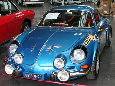 Rimini, İtalya - 2009 03: 26: My Special Car Rimini Alpine A110, ücretsiz etkinlik. Yüksek kalite fotoğraf