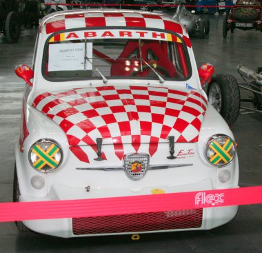 Rimini, İtalya - 2009 03: 26: My Special Car Rimini Akort, ücretsiz etkinlik Fiat 500 1967. Yüksek kalite fotoğraf