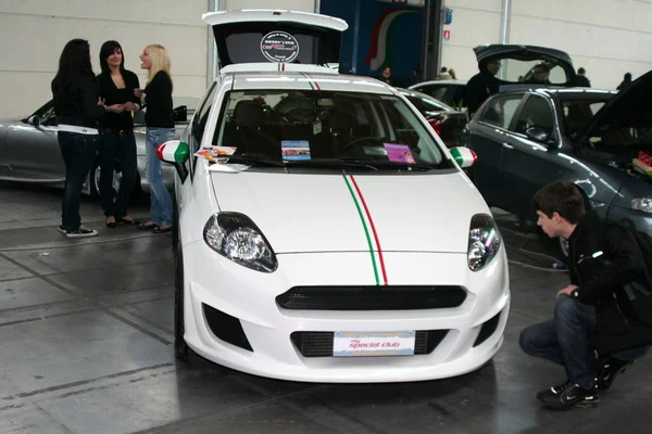 Rimini Italy 2009 Special Car Rimini Tuning Fiat Pto Abarth — 스톡 사진