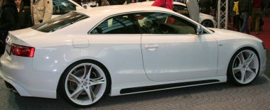 Rimini, İtalya - 2009 03: 26: My Special Car Rimini Akort, ücretsiz etkinlik Audi s5. Yüksek kalite fotoğraf